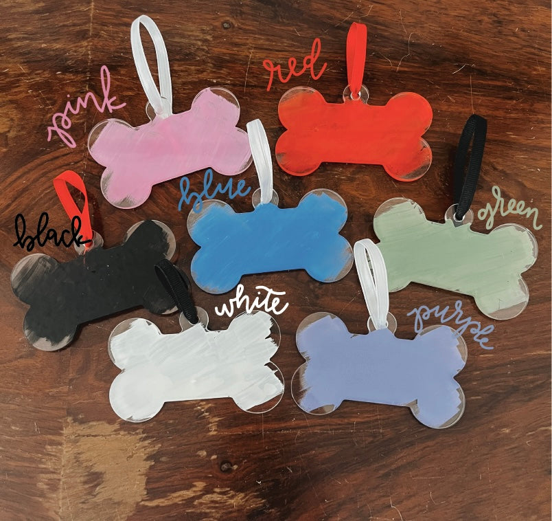 Dog Name Ornament