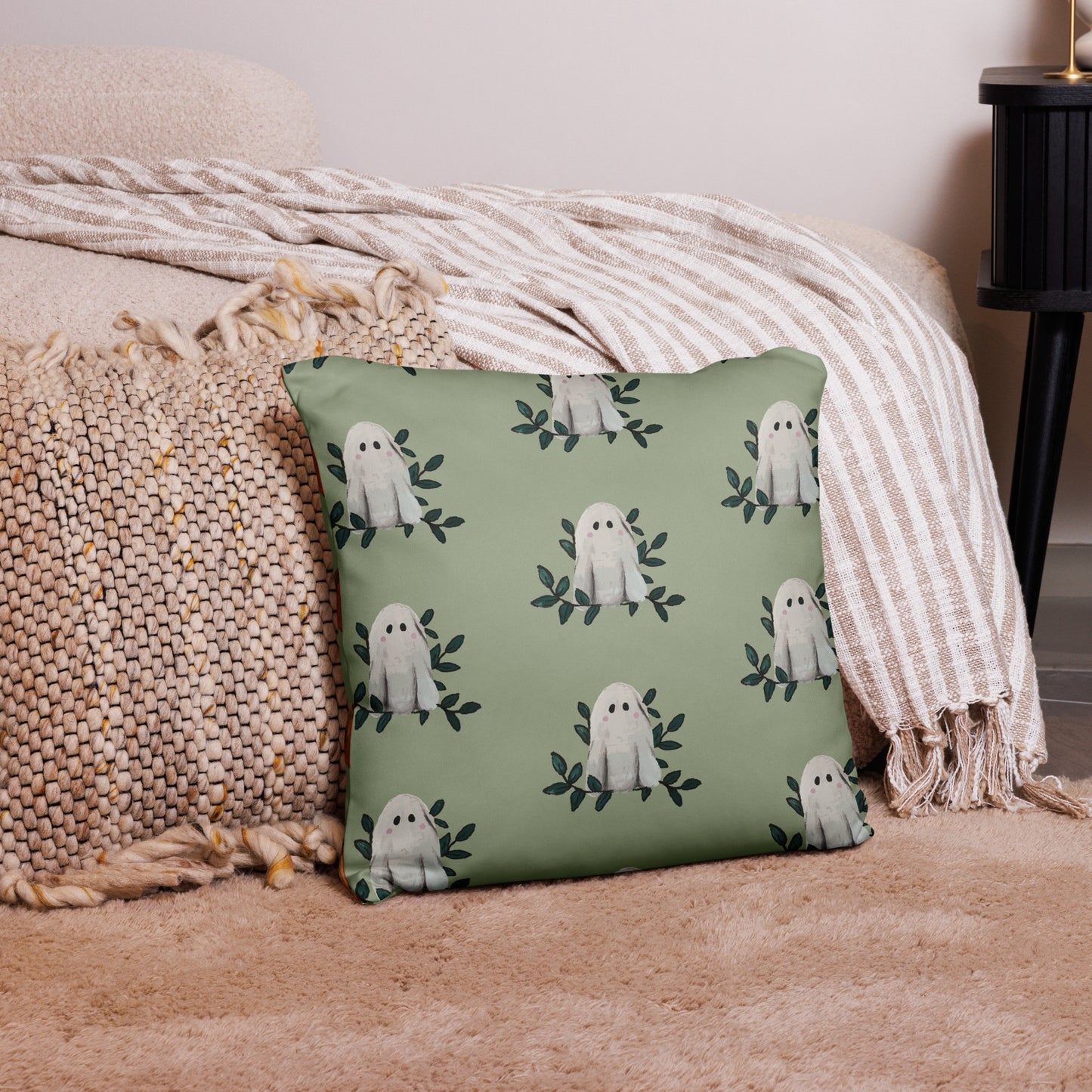 Green Fall Pillow Case