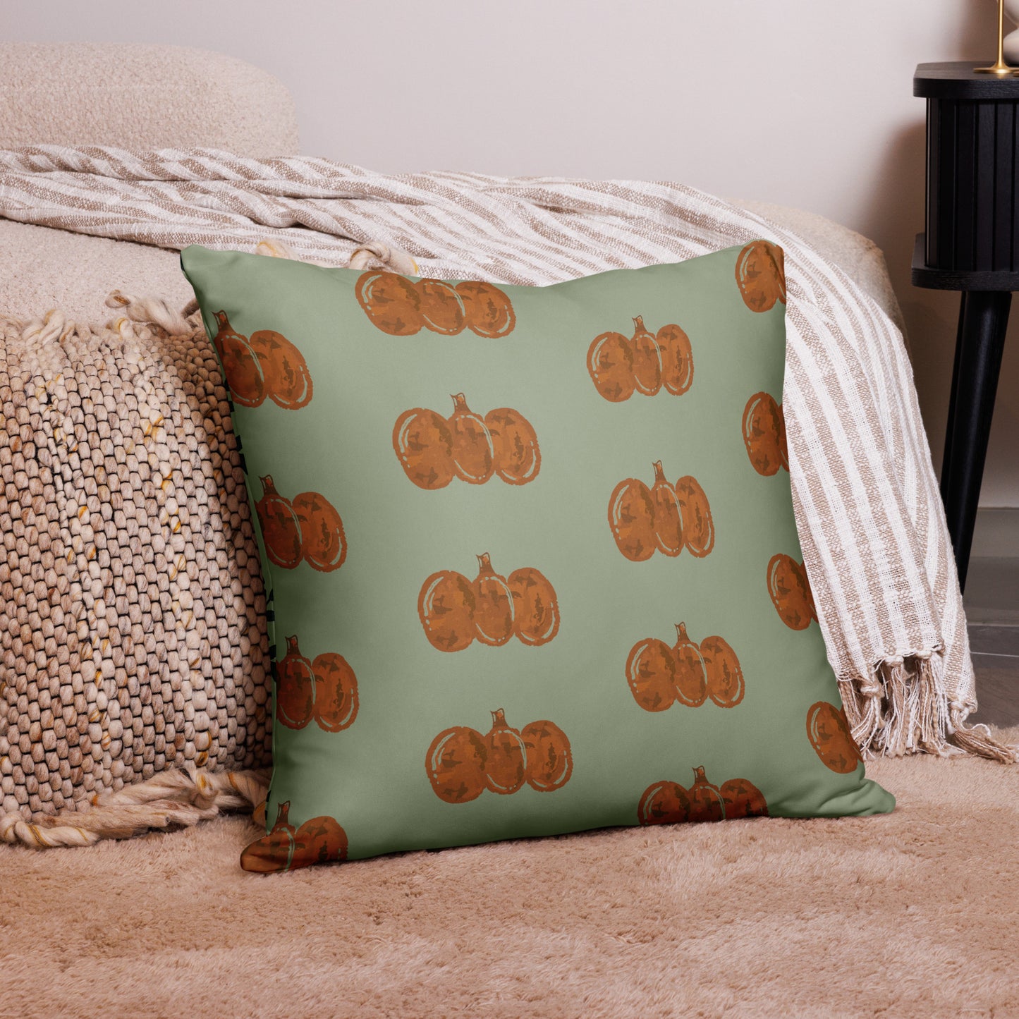 Green Fall Pillow Case