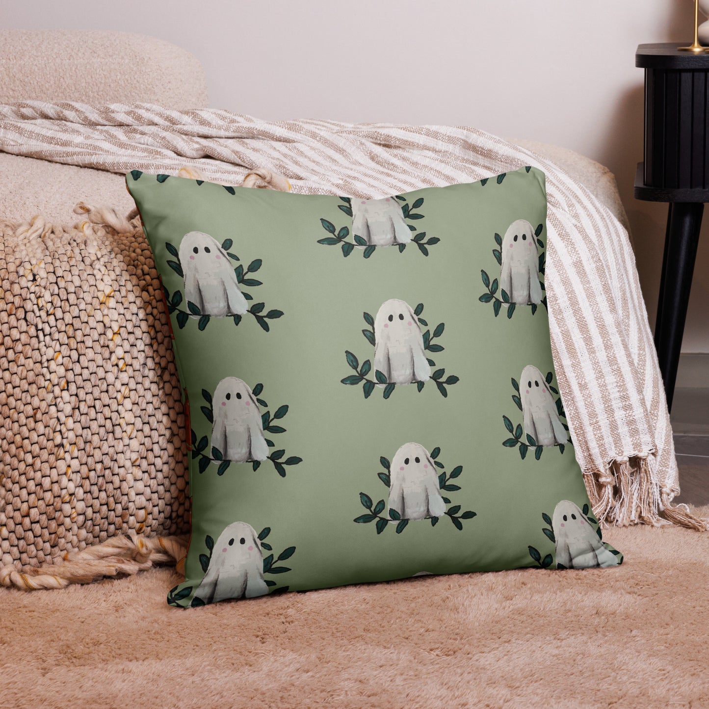 Green Fall Pillow Case