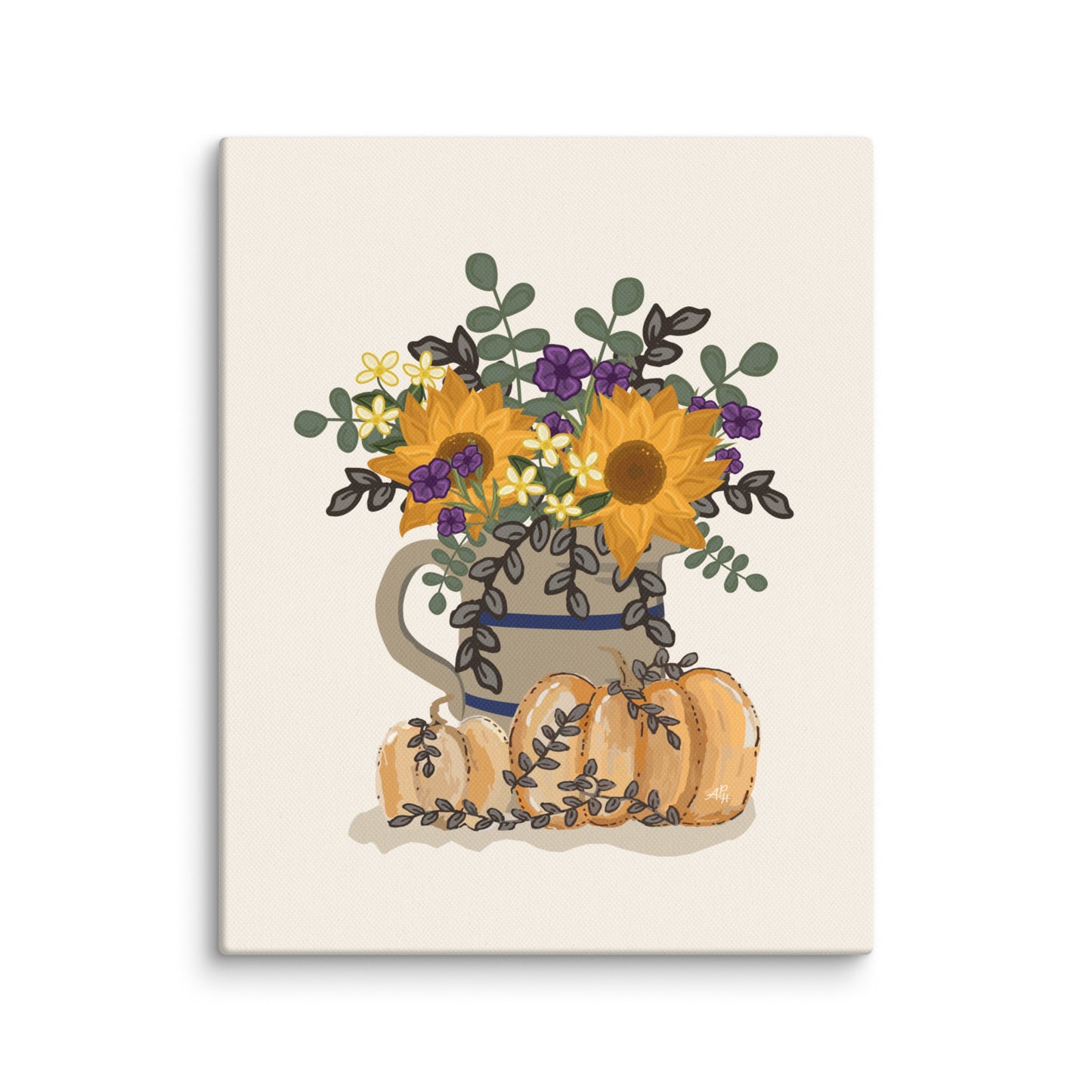 Floral Pitcher Canvas