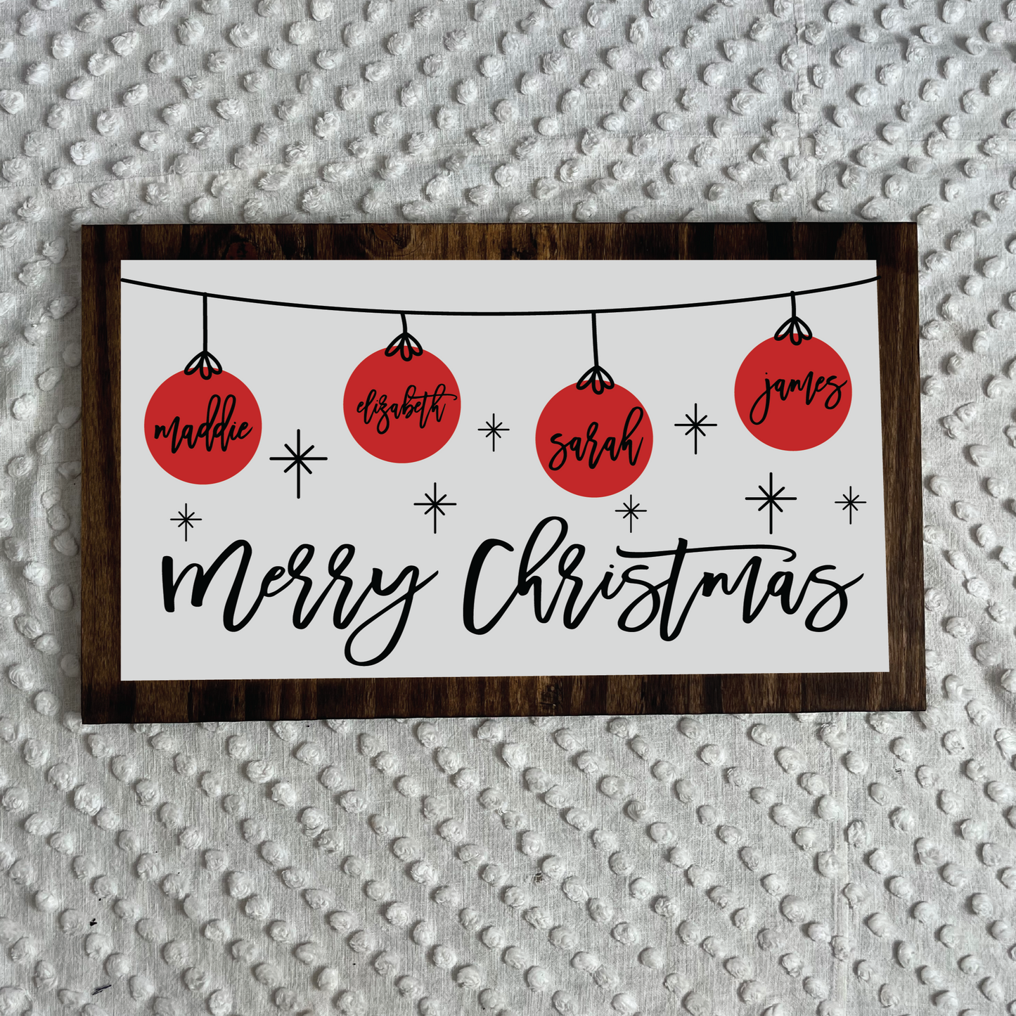 Family Ornament Sign