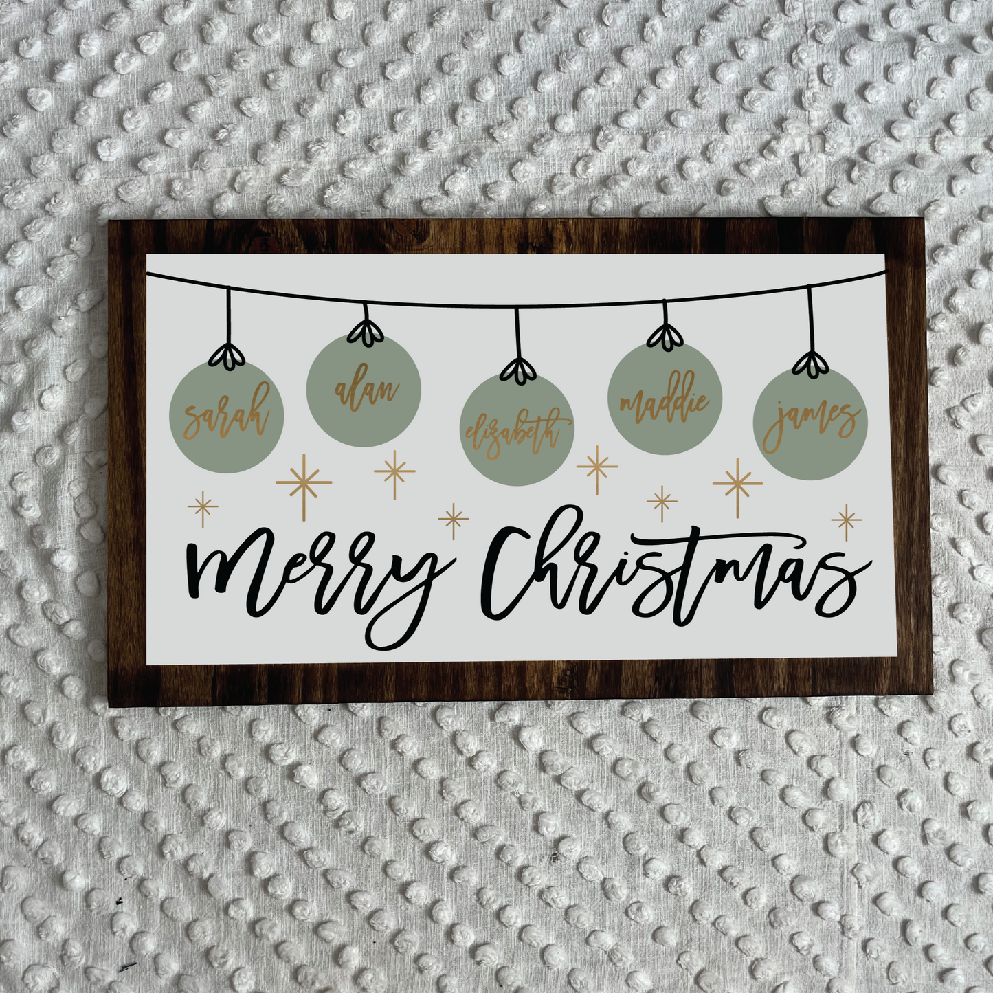 Family Ornament Sign