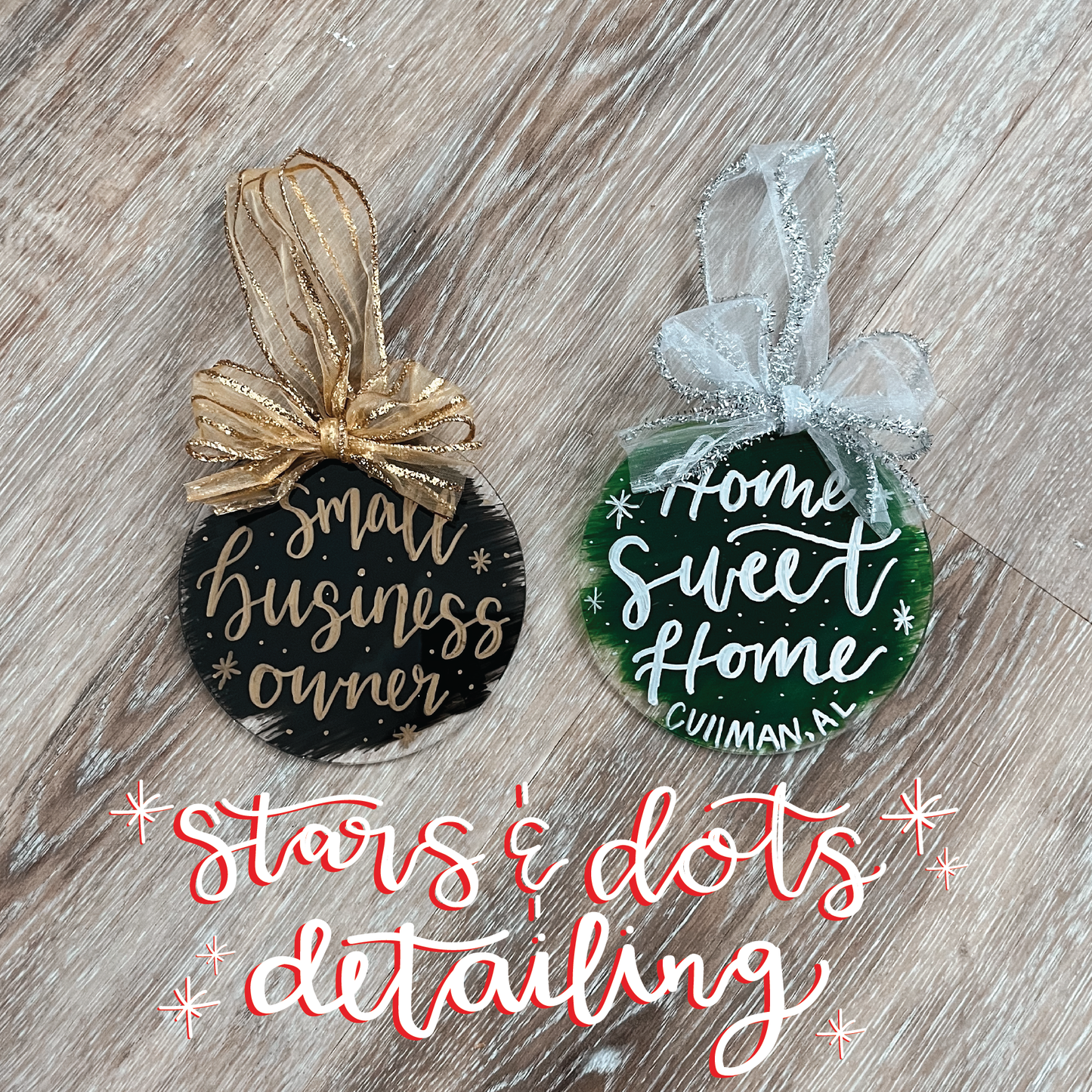 Custom Acrylic Ornaments