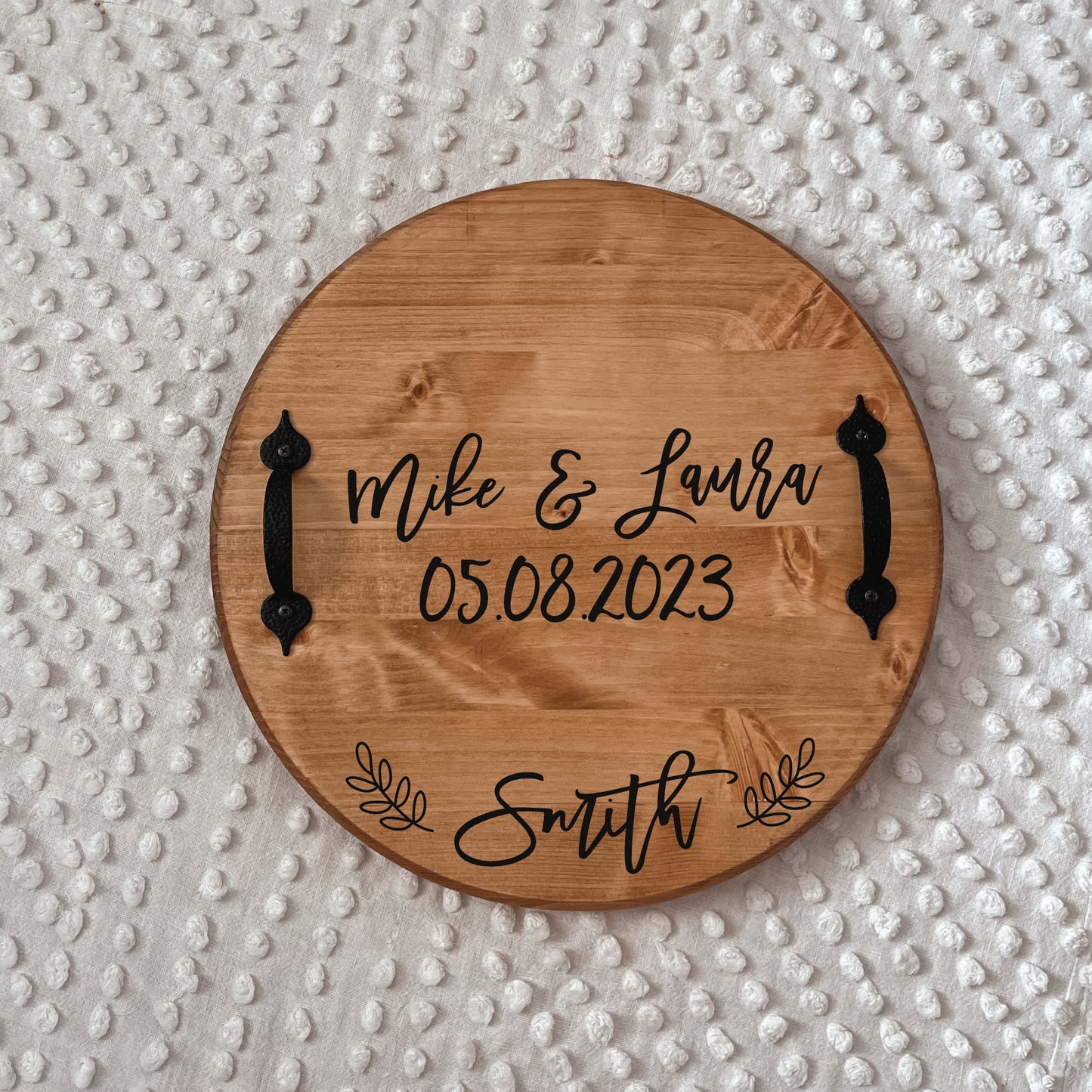 Couples Name Tray