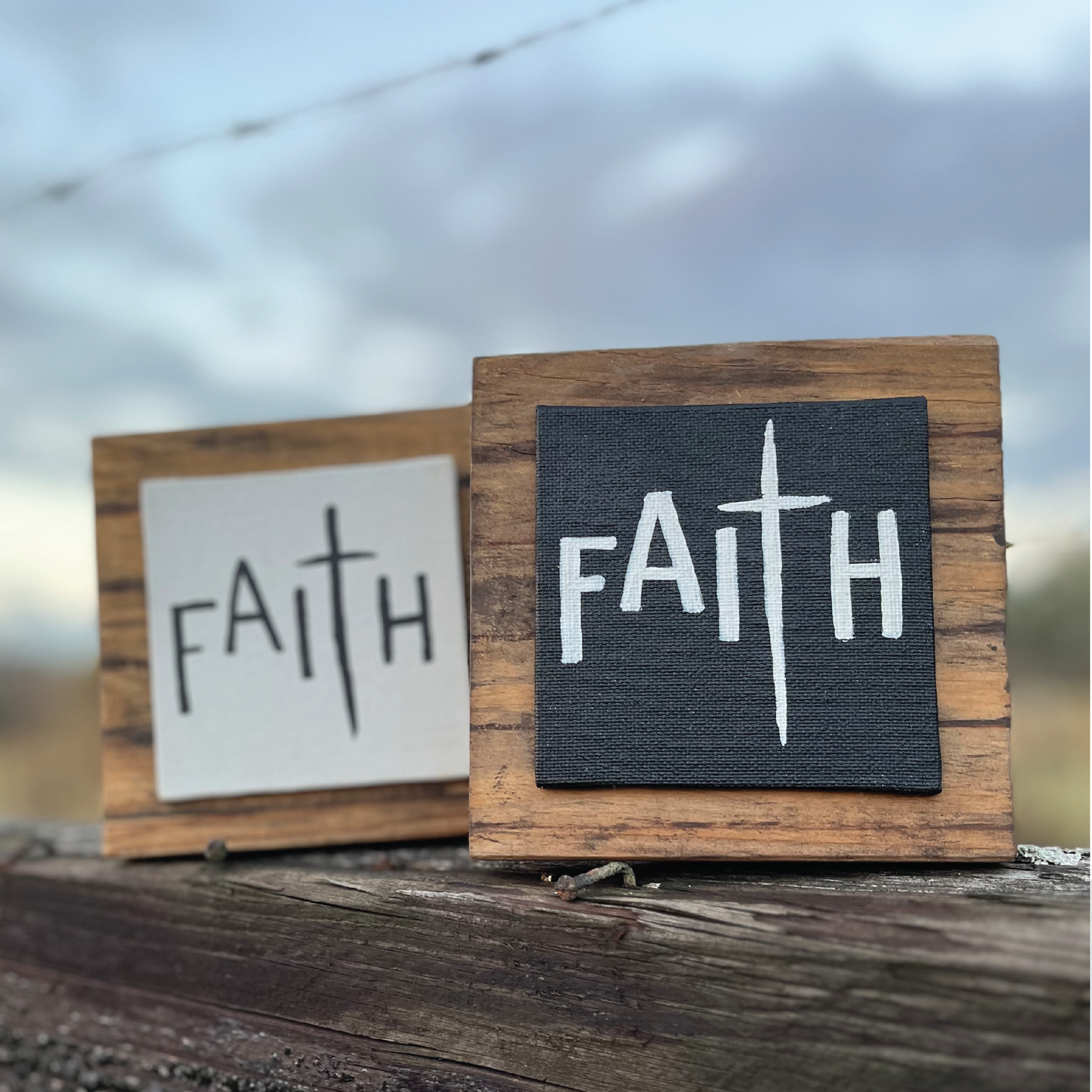 FAITH block sign