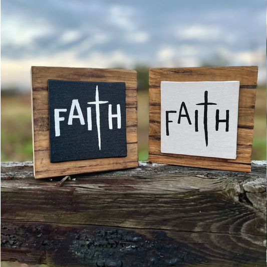 FAITH block sign