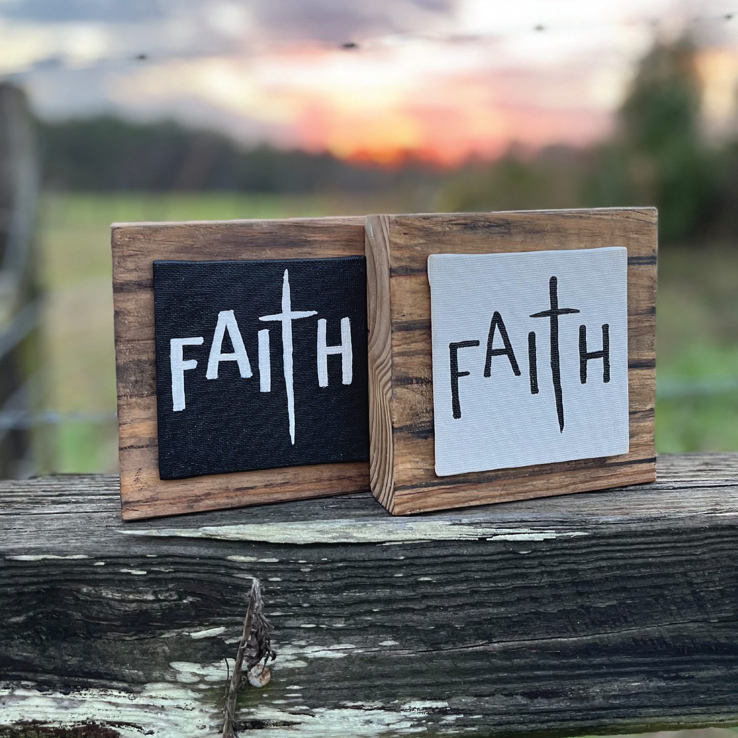 FAITH block sign