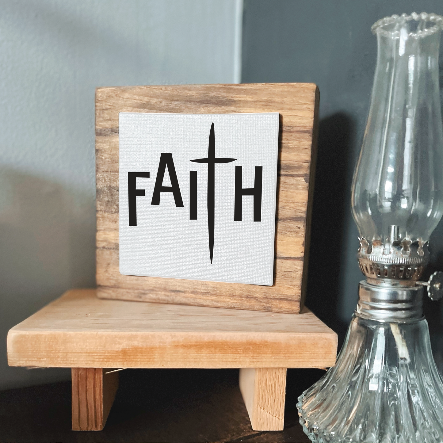 FAITH block sign